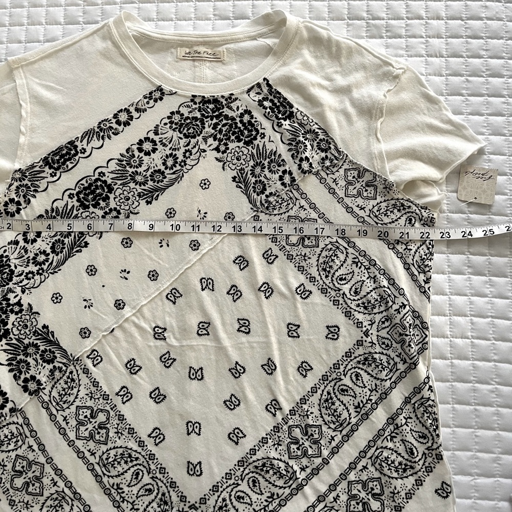 Free People Ivory Bandana Graphic Tee - Picture 10 of 13